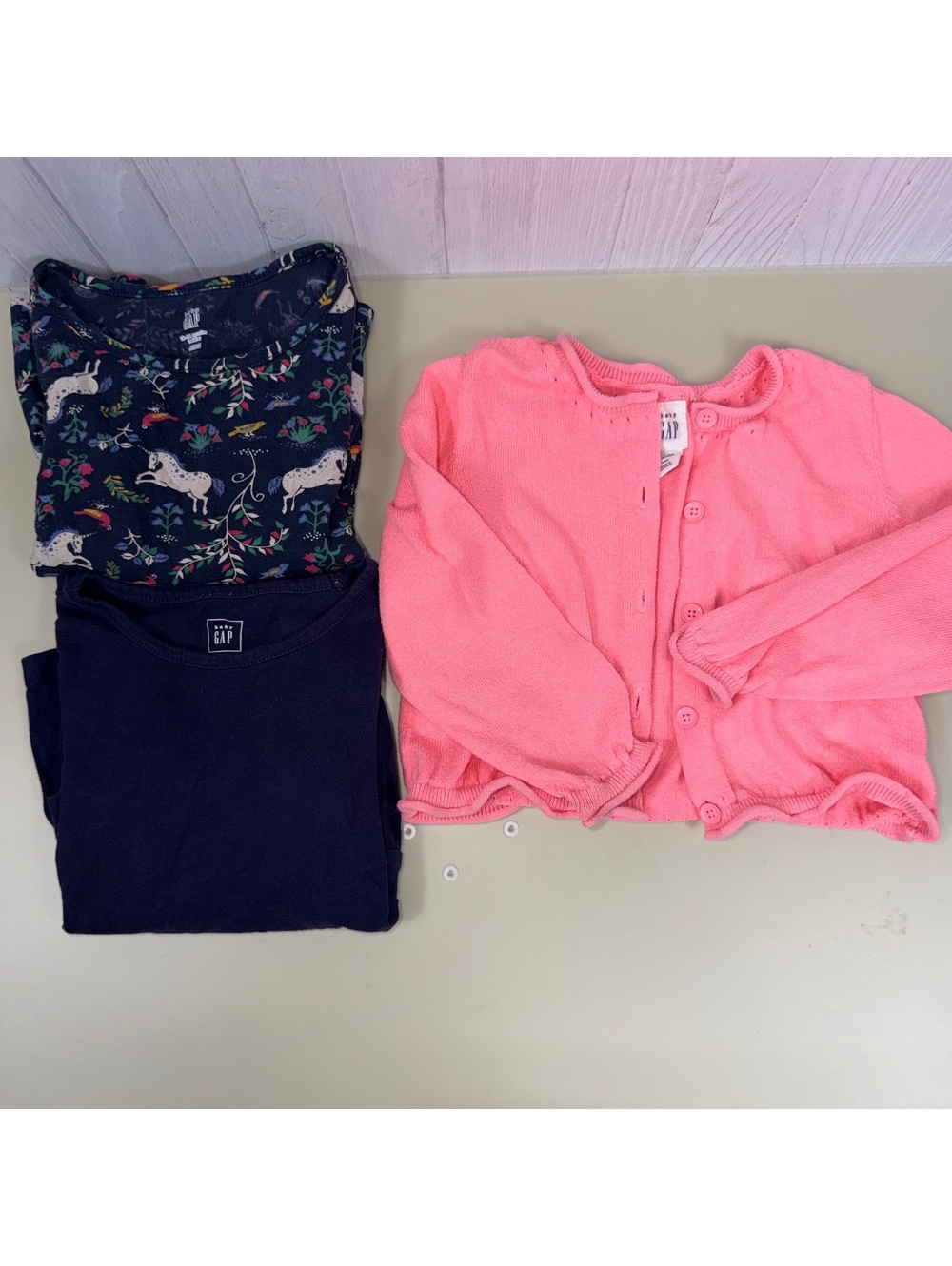 Baby Gap Girls 18-24M Tops Cardigan 3 Piece Lot